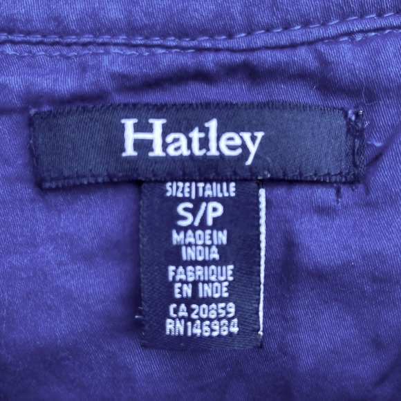 HATLEY Embroidered Royal Blue Cotton Sleeveless Dress - Picture 7 of 9